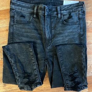 AE Super Hi-Rise Jegging Crop Jeans NWT